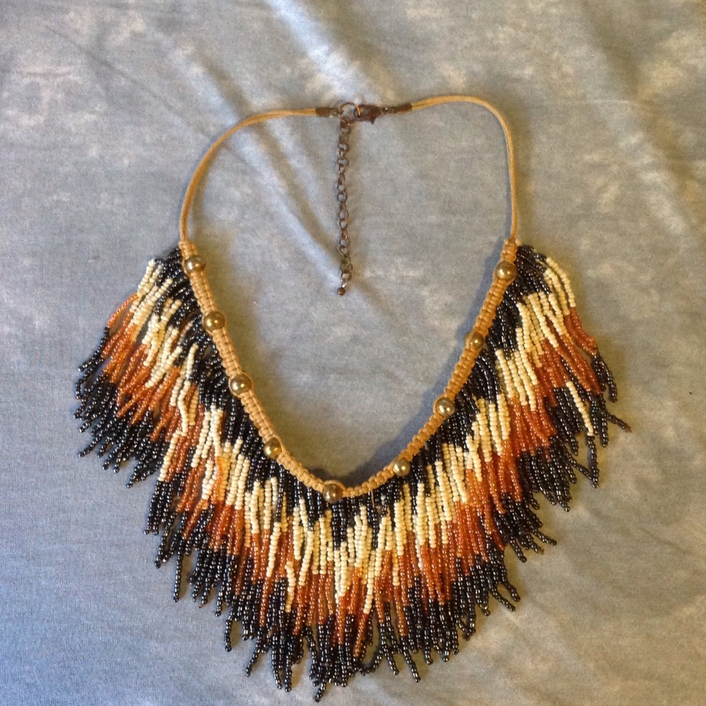 Free People fringe collar necklace